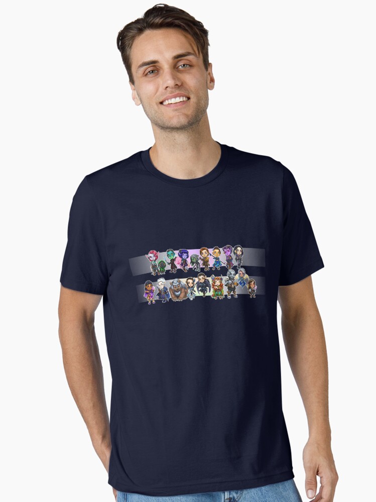 Thumbnail 2 of 7, Essential T-Shirt, Critrole Cuties (VM & M9) designed and sold by ghostfire.