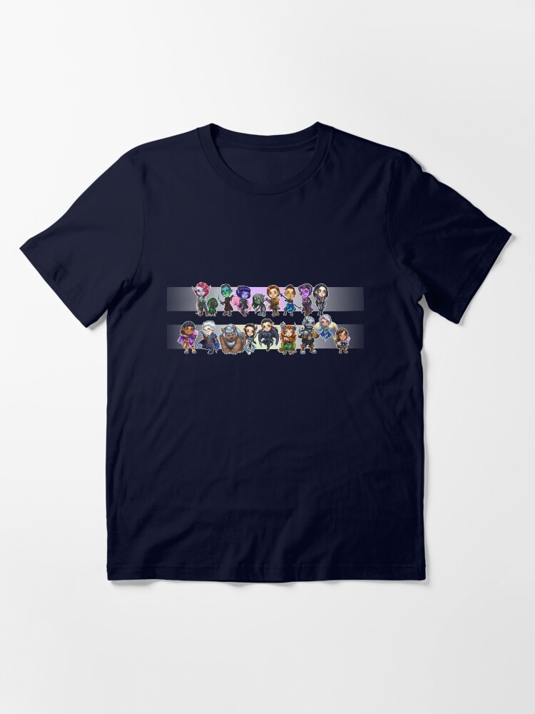 Thumbnail 3 of 7, Essential T-Shirt, Critrole Cuties (VM & M9) designed and sold by ghostfire.