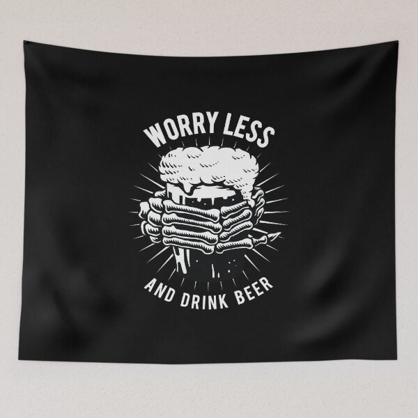 Item preview, WORRY LESS AND DRINK BEER designed and sold by Spinickus.