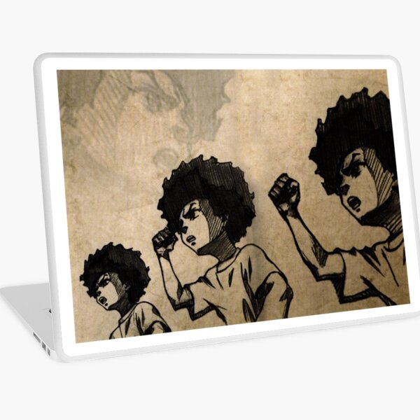 Huey and Riley Damn The Freeman from The boondocks funny art  Leggings  for Sale by DuboisMarion