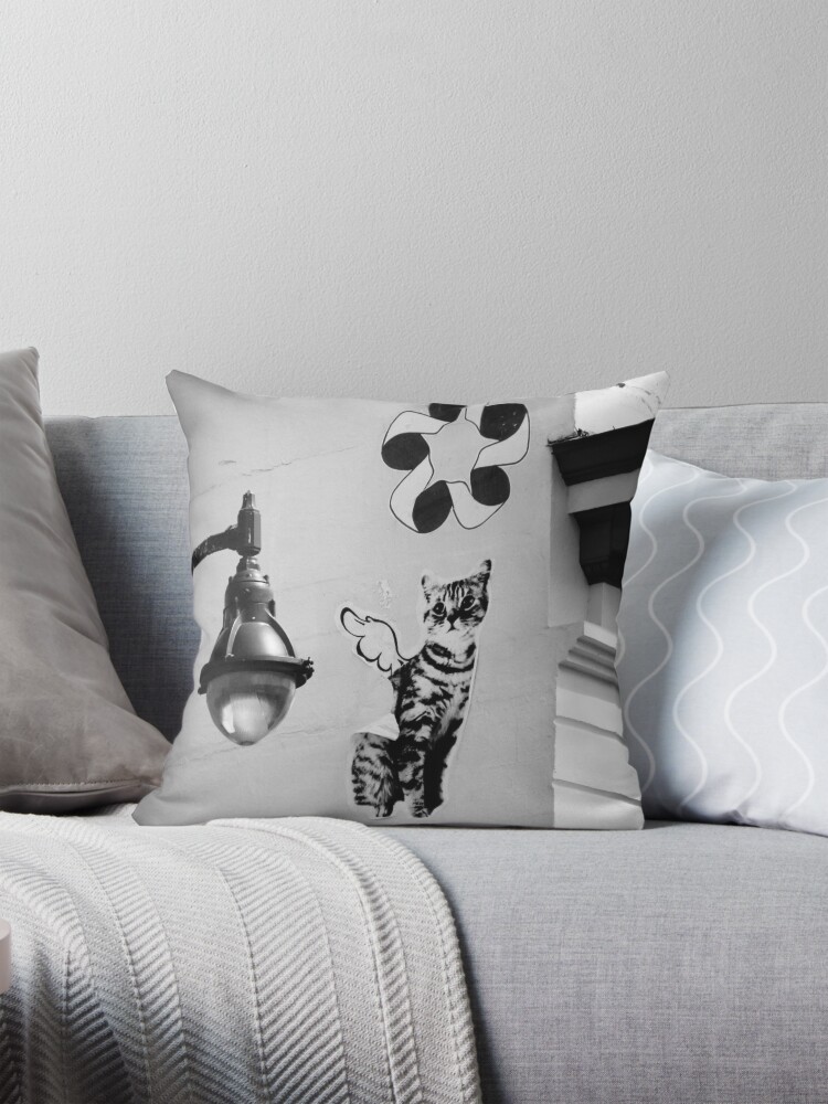 Item preview, Throw Pillow designed and sold by littleoldhag.