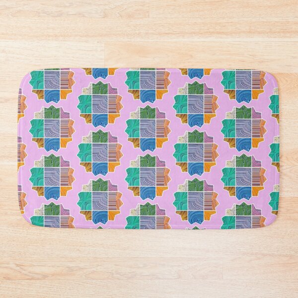 Item preview, Electric Field Art Collage I Repeating  designed and sold by The Rage Garden.