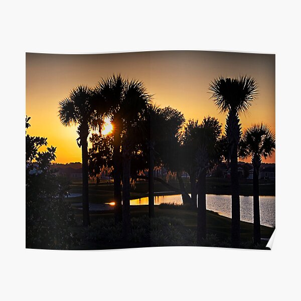 Sunset and Magic Poster