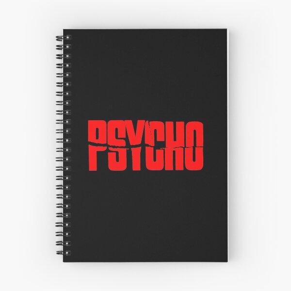 Item preview, PSYCHO IN RED ON BLACK designed and sold by PetsandBeyond.