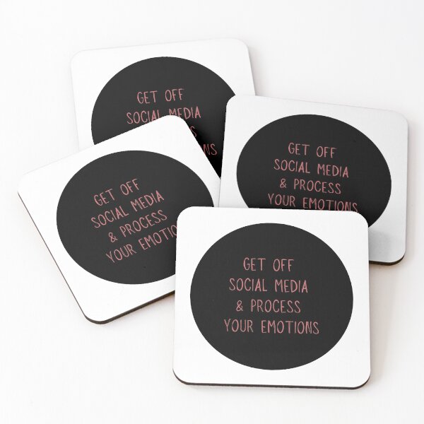 Item preview, Get Off Social Media Black Pink  designed and sold by angelmalfoy.
