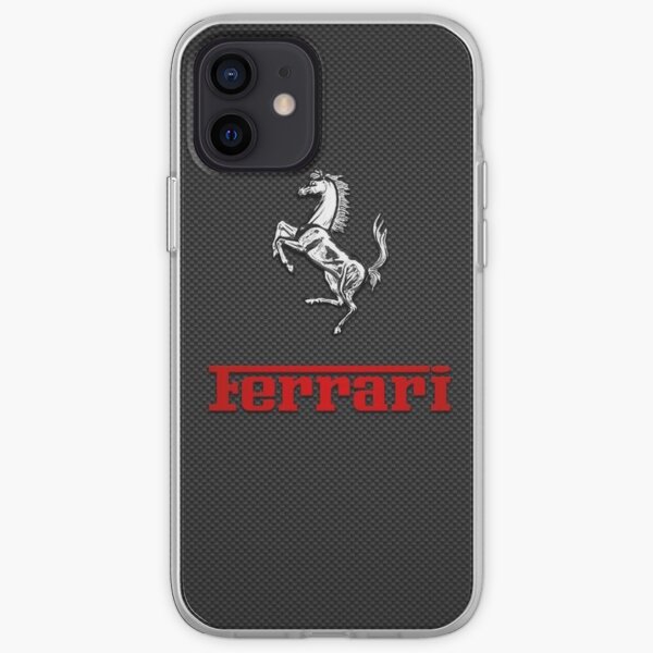 ferrari carbon Funda blanda para iPhone