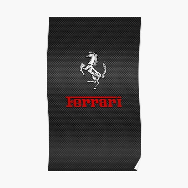 ferrari carbone Poster
