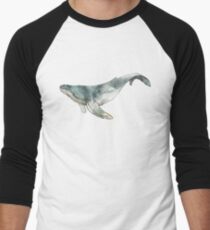 Humpback Whale Men's Baseball Âľ T-Shirt