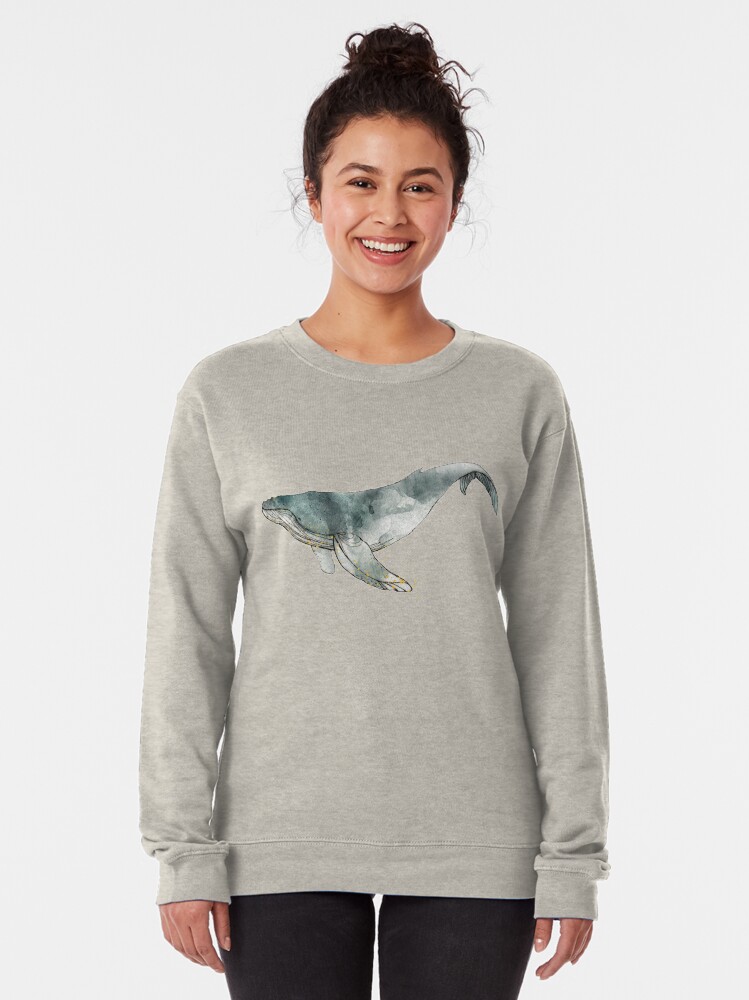 Alternate view of Humpback Whale Pullover Sweatshirt