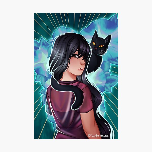 Cat and the Seer Photographic Print