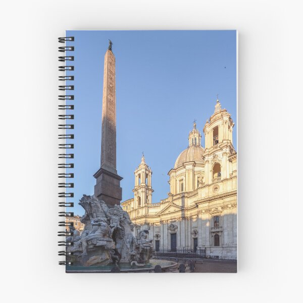Item preview, Sant Agnese Church at dawn in the Piazza Navona - Rome, Italy designed and sold by Ulysse Pixel.