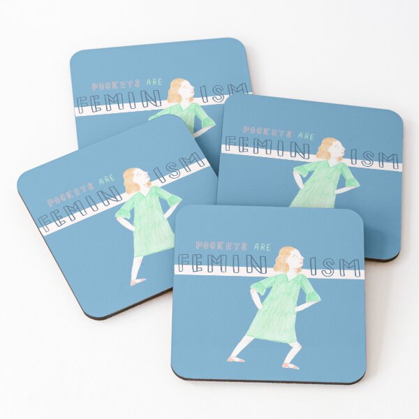 Item preview, Pockets are feminism designed and sold by Hannah Kallady Illustration.