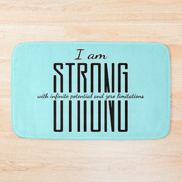 Item preview, I am Strong with Infinite Potential and Zero Limitations. designed and sold by GAIA-LV.
