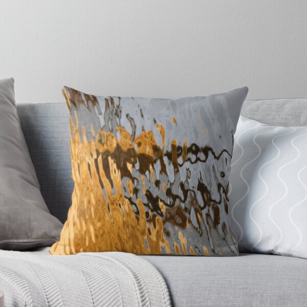 Golden Bridge Throw Pillow