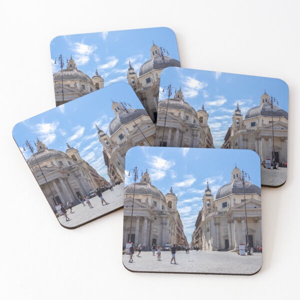 Item preview, Twin churches of Santa Maria on Piazza del Popolo - Rome, Italy designed and sold by Ulysse Pixel.