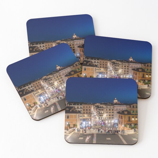 Item preview, Spanish Steps and Piazza di Spagna at dusk - Rome, Italy designed and sold by Ulysse Pixel.