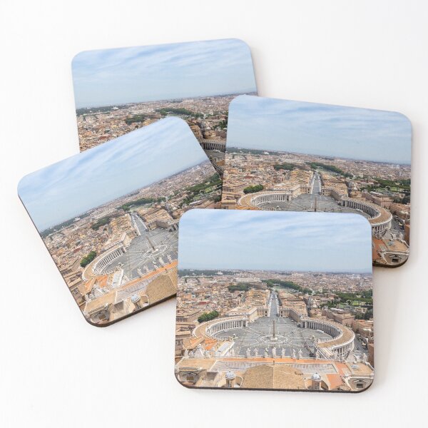 Item preview, Saint Peter's Square in Vatican and aerial view of Rome designed and sold by Ulysse Pixel.