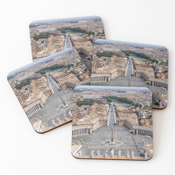 Item preview, Saint Peter's Square in Vatican and aerial view of Rome designed and sold by Ulysse Pixel.