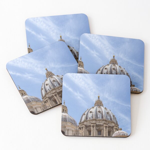 Item preview, St Peter's basilica dome close-up view in Vatican - Rome, Italy designed and sold by Ulysse Pixel.