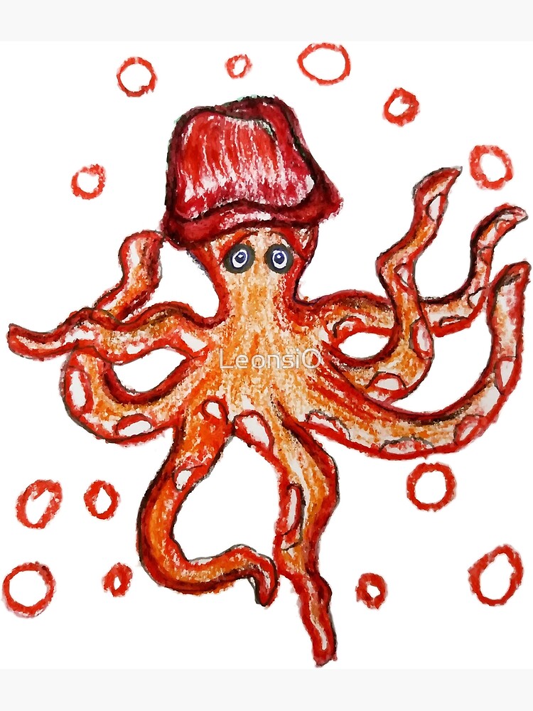 orange Octopus by LeonsiO