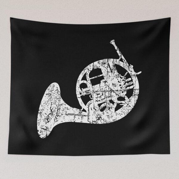 Item preview, TSS French Horn (Vintage White) designed and sold by theshirtshops.