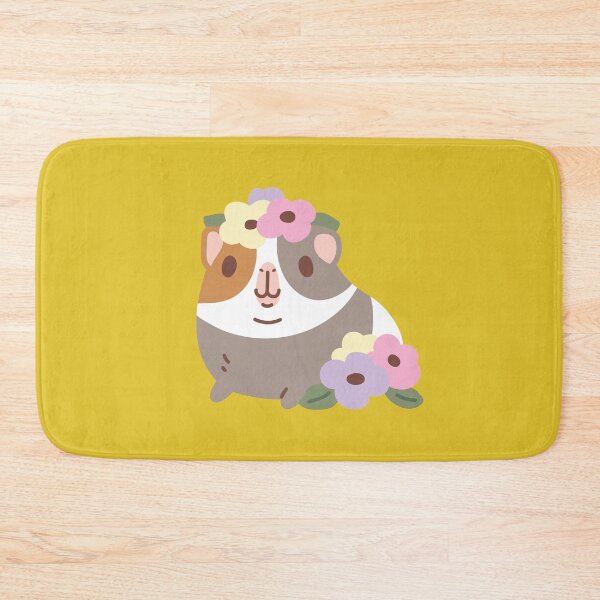 Item preview, Guinea pig and flowers Pattern  designed and sold by Miri-Noristudio.
