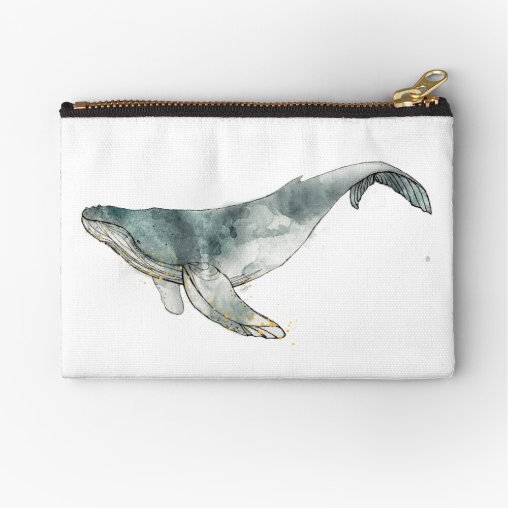 Humpback Whale Zipper Pouch
