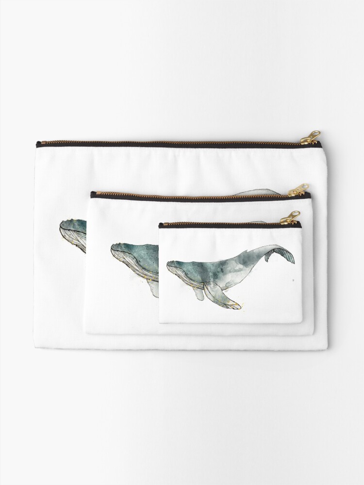 Alternate view of Humpback Whale Zipper Pouch