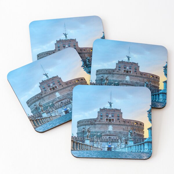 Item preview, Sunrise over Ponte Sant'Angelo and Castel Sant'Angelo in Rome, Italy designed and sold by Ulysse Pixel.