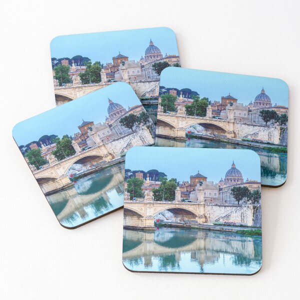 Item preview, Emanuele II bridge and St. Peter's Basilica - Rome, Italy designed and sold by Ulysse Pixel.