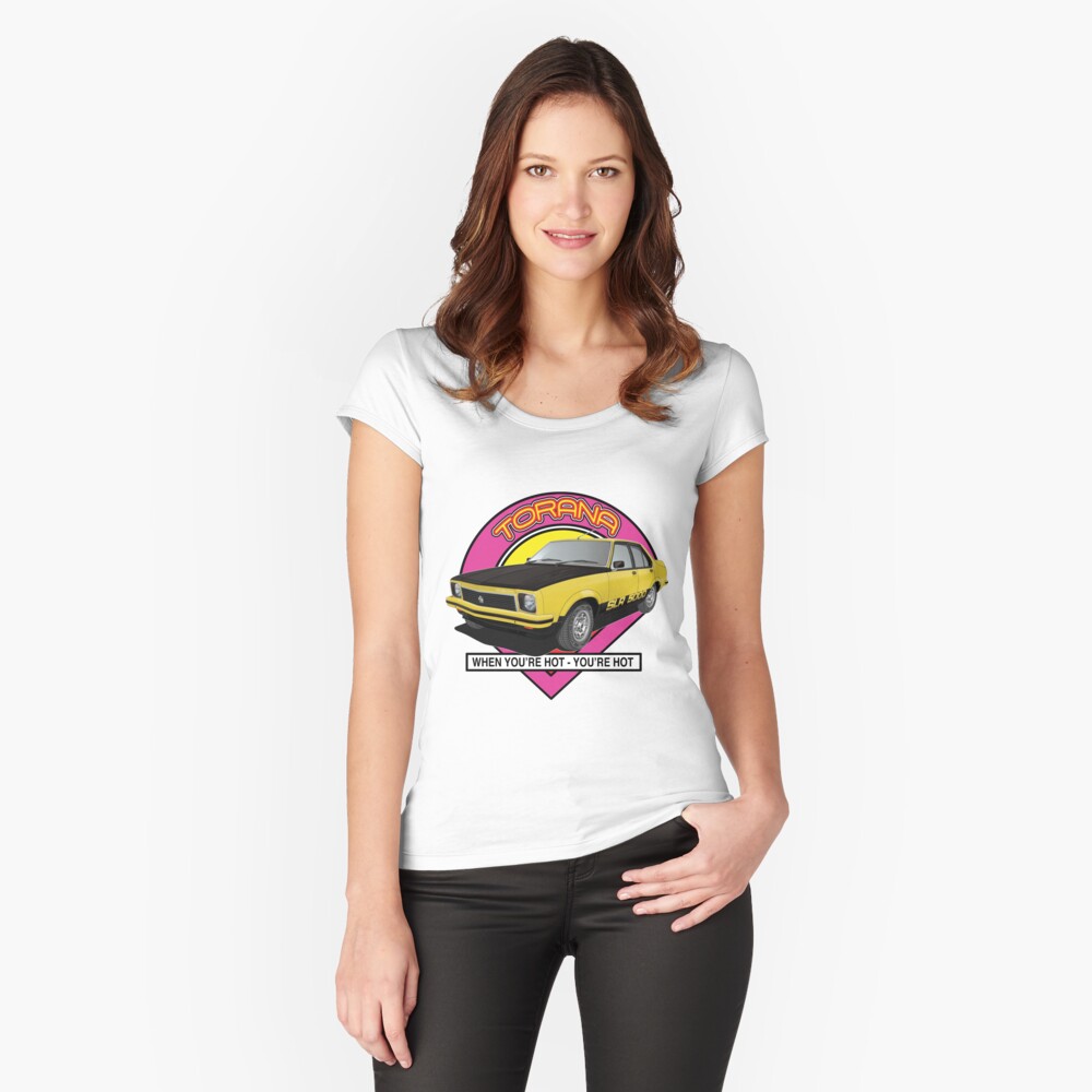 Item preview, Fitted Scoop T-Shirt designed and sold by holdenfanpage.