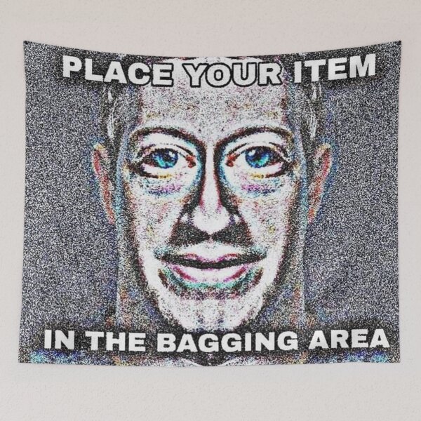 Item preview, Please place your item in the bagging area designed and sold by MemeOfTheCrop.