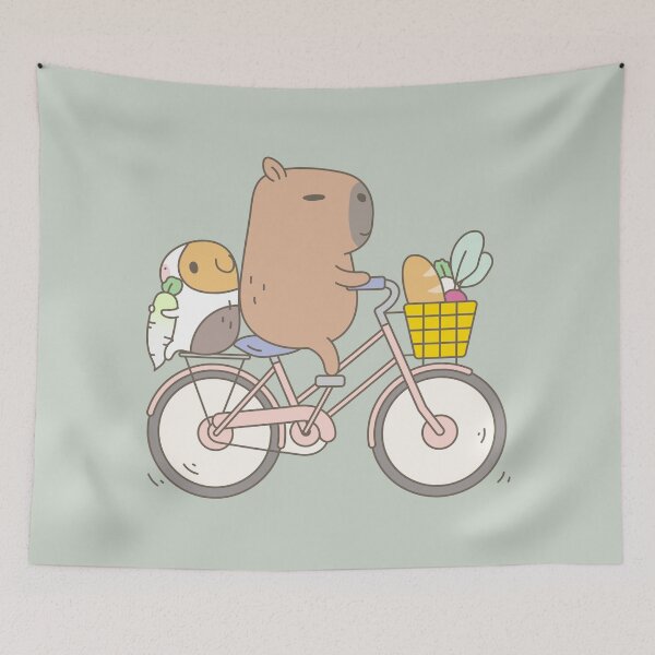 Item preview, Bubu the Guinea Pig, Biking  designed and sold by Miri-Noristudio.