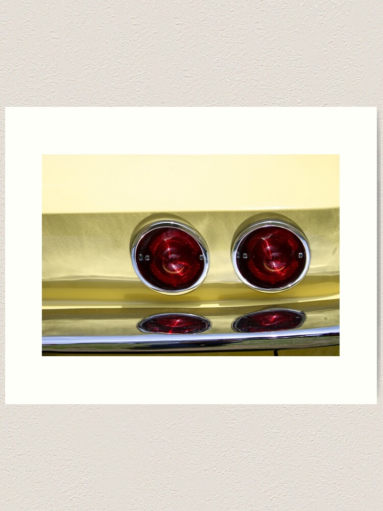 Thumbnail 2 of 3, Art Print, Corvette Lights designed and sold by littleoldhag.