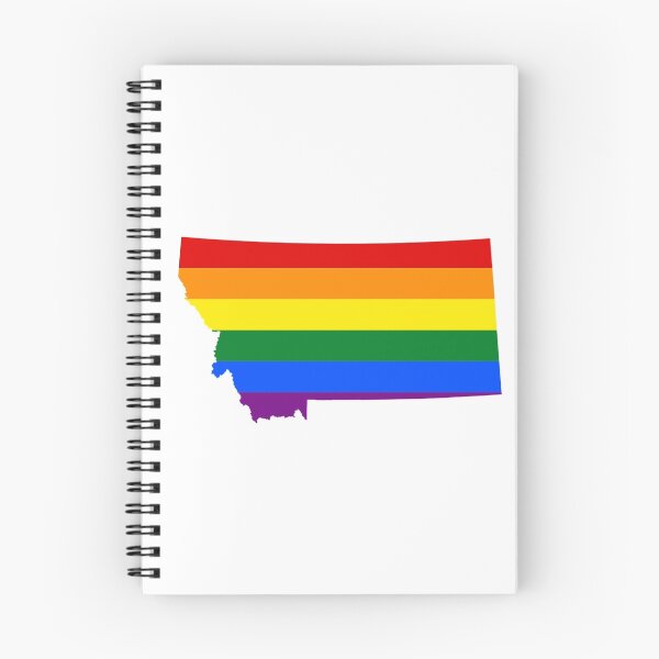 Item preview, LGBT Flag Map of Montana  designed and sold by abbeyz71.