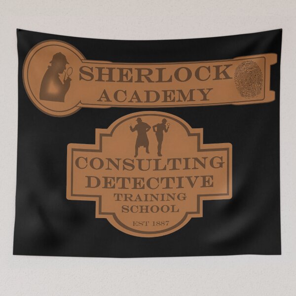 Item preview, Sherlock Academy - Consulting Detective Training School (Brown) designed and sold by CrimeLab.
