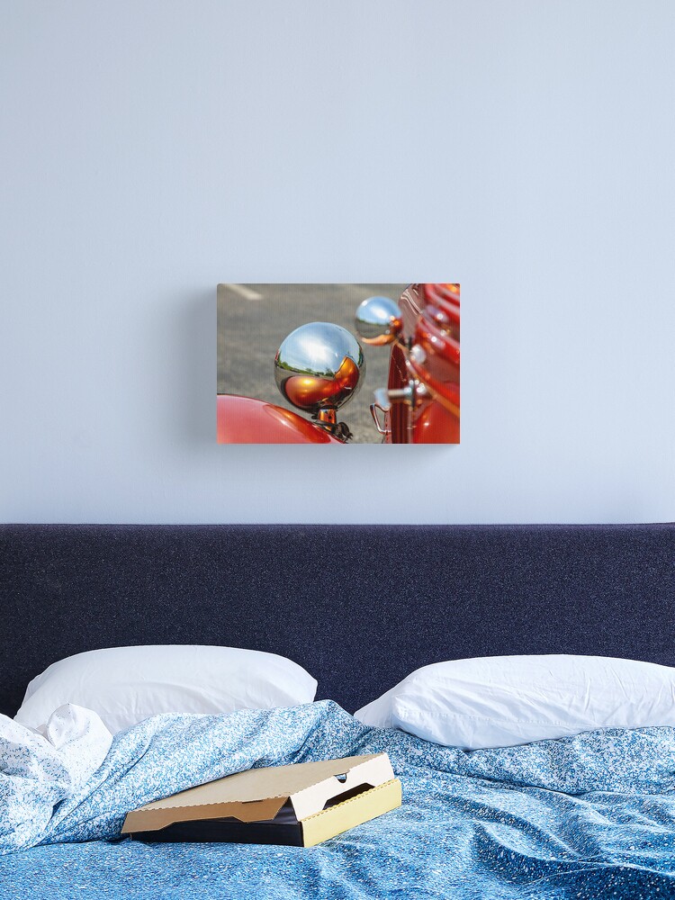Thumbnail 1 of 3, Canvas Print, Orange Reflection designed and sold by littleoldhag.