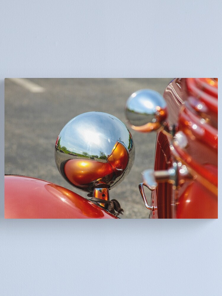 Thumbnail 2 of 3, Canvas Print, Orange Reflection designed and sold by littleoldhag.