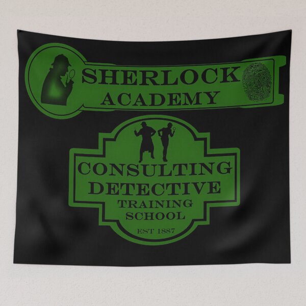 Item preview, Sherlock Academy - Consulting Detective Training School (Green) designed and sold by CrimeLab.