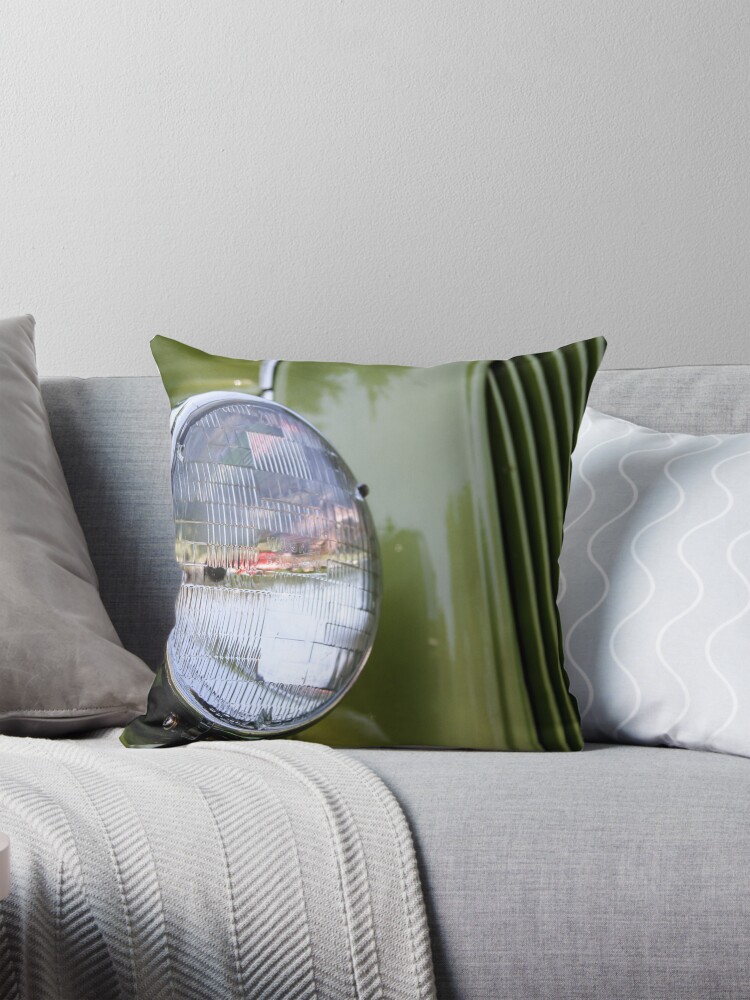 Thumbnail 1 of 4, Pillow, Green Light designed and sold by littleoldhag.