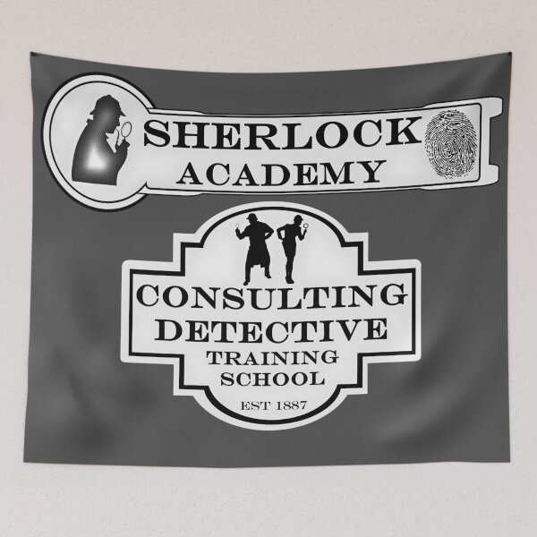 Item preview, Sherlock Academy - Consulting Detective Training School (White) designed and sold by CrimeLab.