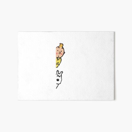 Tintin and Milou Art Board Print