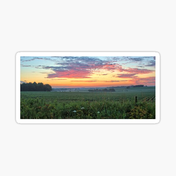 Item preview, Sunrise Over Ft. Atkinson designed and sold by LynyrdSky.