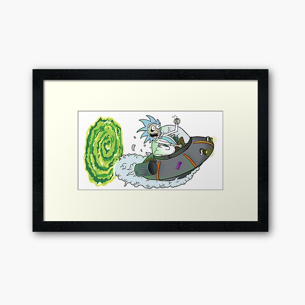 Ratrod Rick Framed Art Print