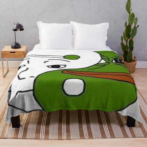 Item preview, yin yang wojak pepe designed and sold by MemeOfTheCrop.