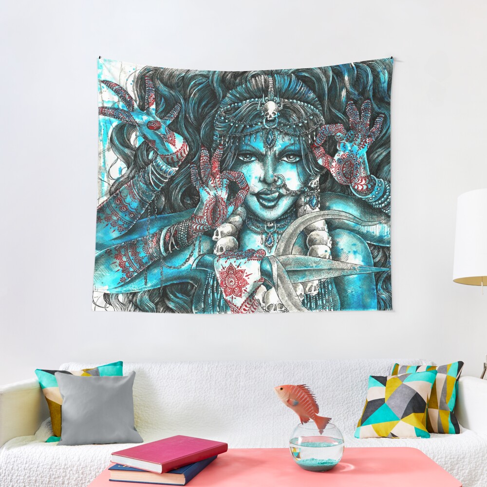Discover Goddess Kali Tapestry