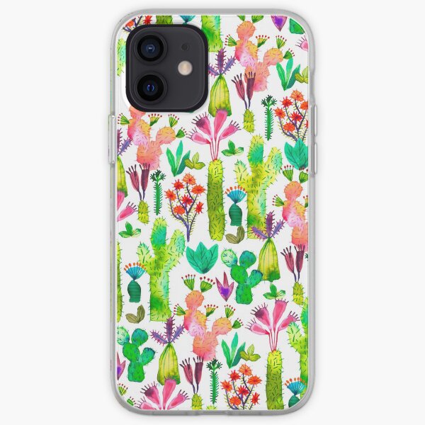 Cacti garden iPhone Soft Case