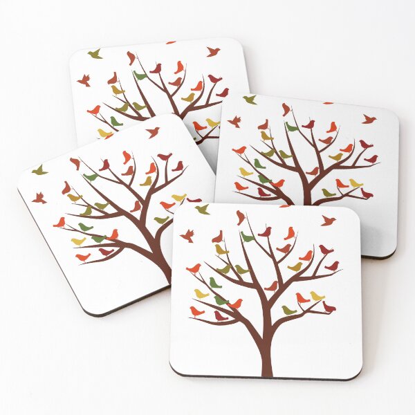 Item preview, Tree and Birds in Fall designed and sold by Vectorqueen.