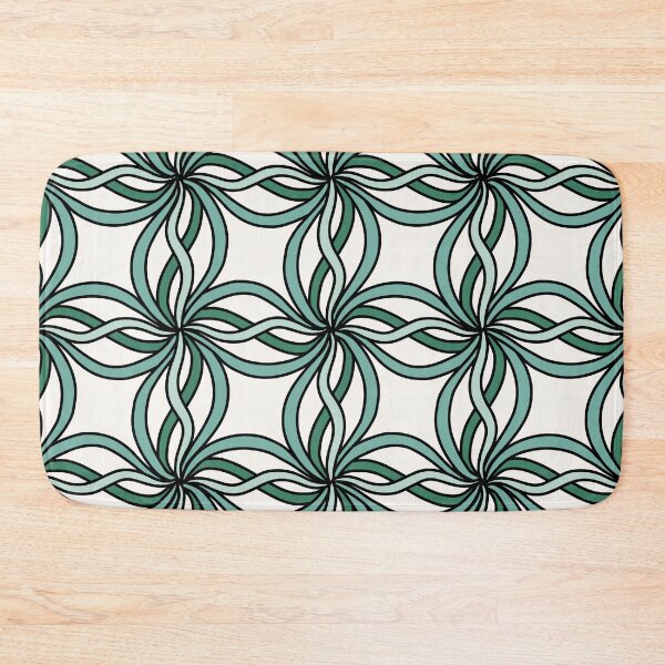Item preview, Blue ribbons Geometric pattern designed and sold by HannaPaulina.