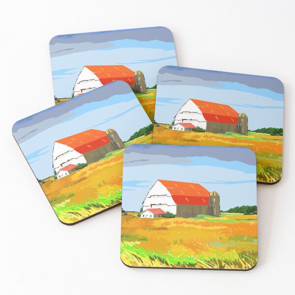 Item preview, Red barn designed and sold by Michele Winfield.